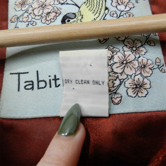 Anthropologie Tabitha Blustery Days Vest Size 6 Rust Orange Tweed Belted Jacket - Picture 11 of 15